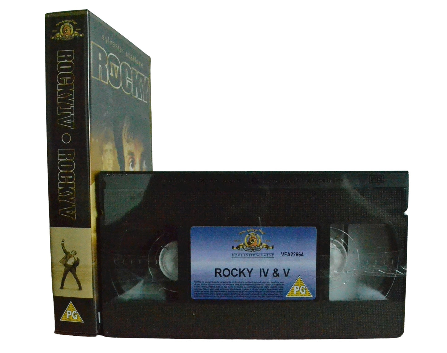 Rocky IV & V - Sylvester Stallone - Metro-Goldwyn-Mayer Home Entertainment - Brand New Sealed - Pal VHS-