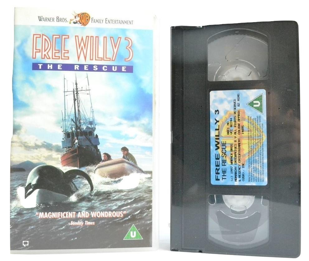 Free Willy 3: The Rescue [Brand New Sealed] - Family Adventure - Kids - VHS-