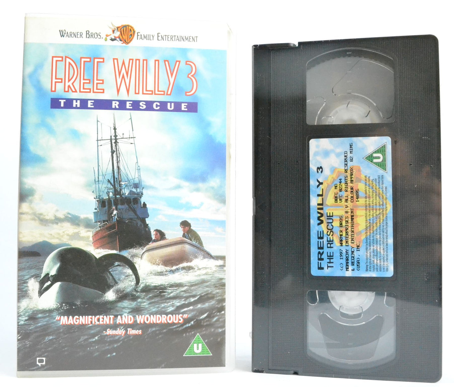 Free Willy 3: The Rescue [Brand New Sealed] - Family Adventure - Kids - VHS-