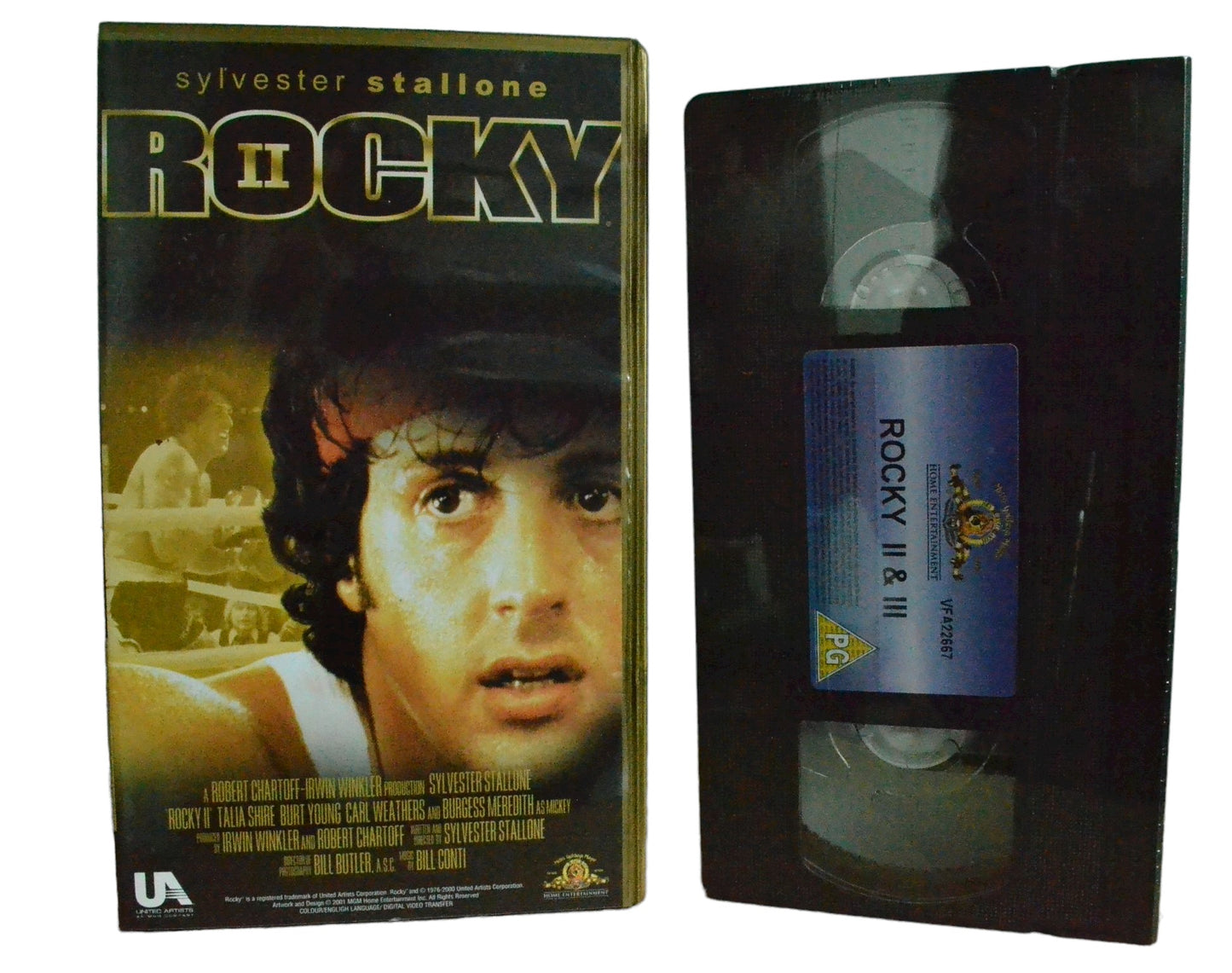 Rocky II & III - Sylvester Stallone - Metro-Goldwyn-Mayer Home Entertainment - Brand New Sealed - Pal VHS-