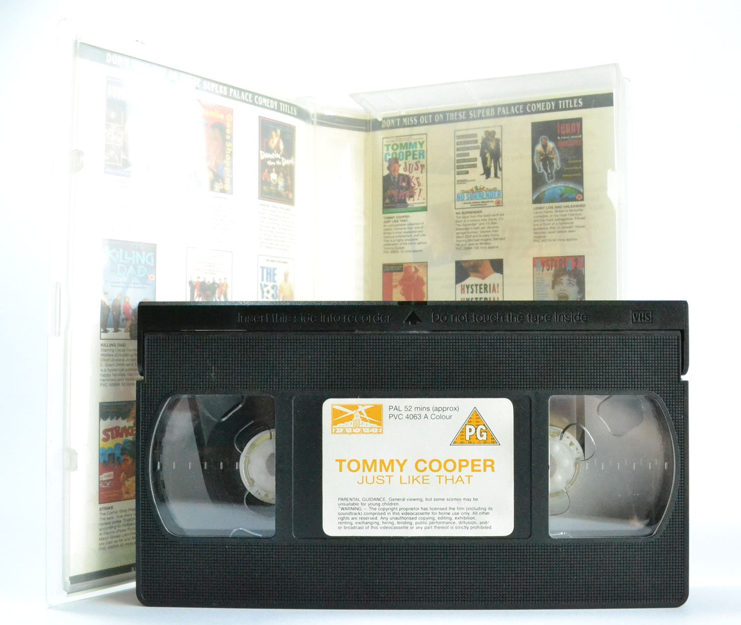 Tommy Cooper: Just Like That - Spike Milligan - Lenny Henry [1 Line Comedy] VHS-