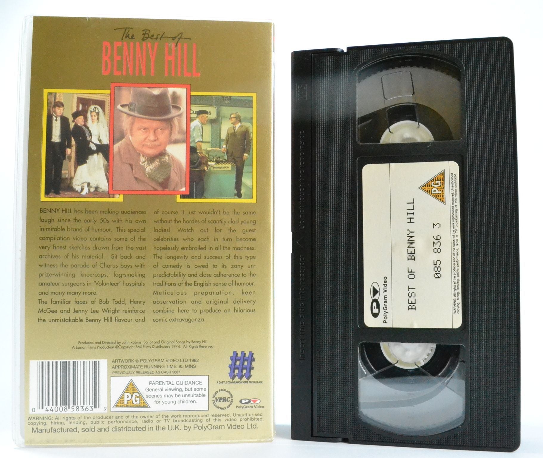 The Best Of Benny Hill: Bob Todd - Henry McGee - Jenny Lee Wright - Comedy - VHS-