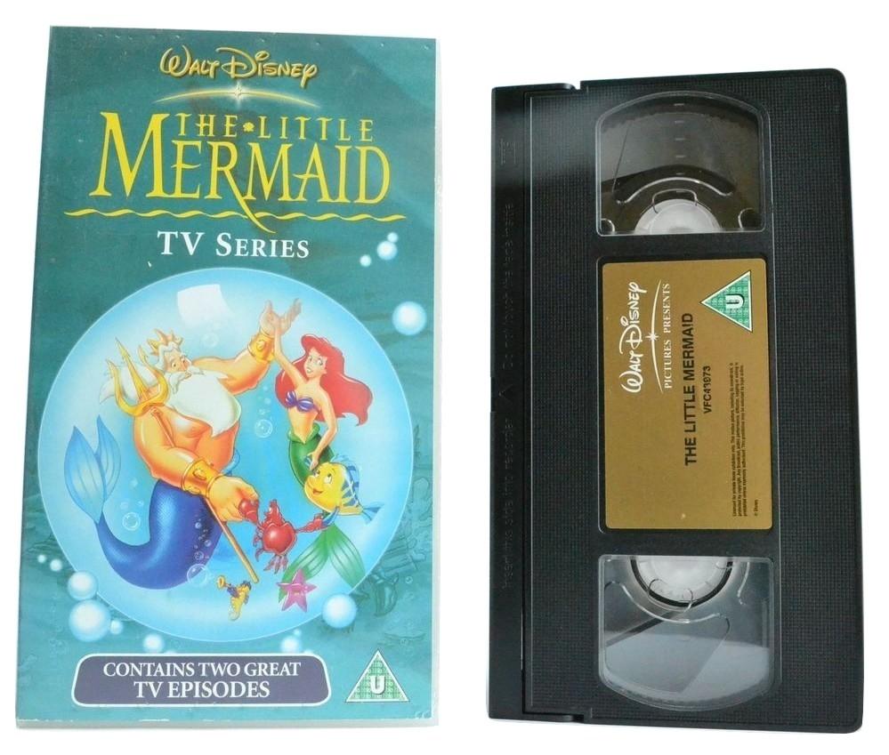 The Little Mermaid: TV Series; King Crab - Land Of The Dinosaurs - Disney - Pal VHS-