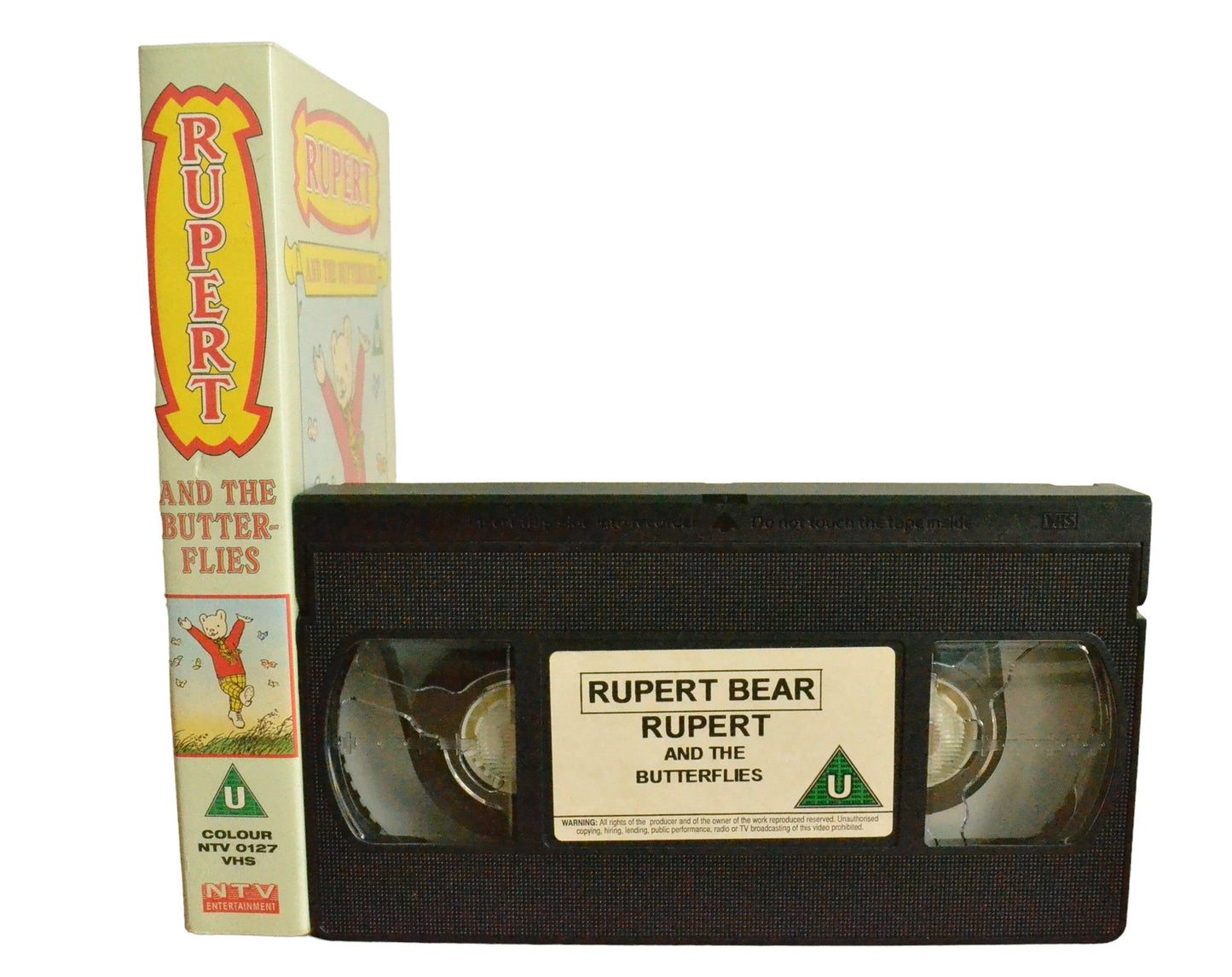 Rupert Bear - Rupert and The Butterflies - NTV Entertainment - NTV0127 - Children - Pal - VHS-