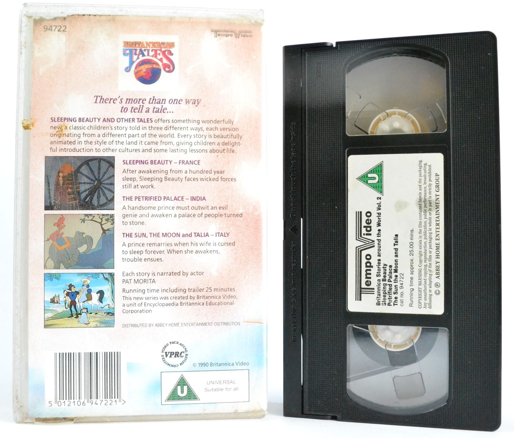 Sleeping Beauty: 3 Ways Told; [France, India, Italy] Narrated By Pat Morita - VHS-