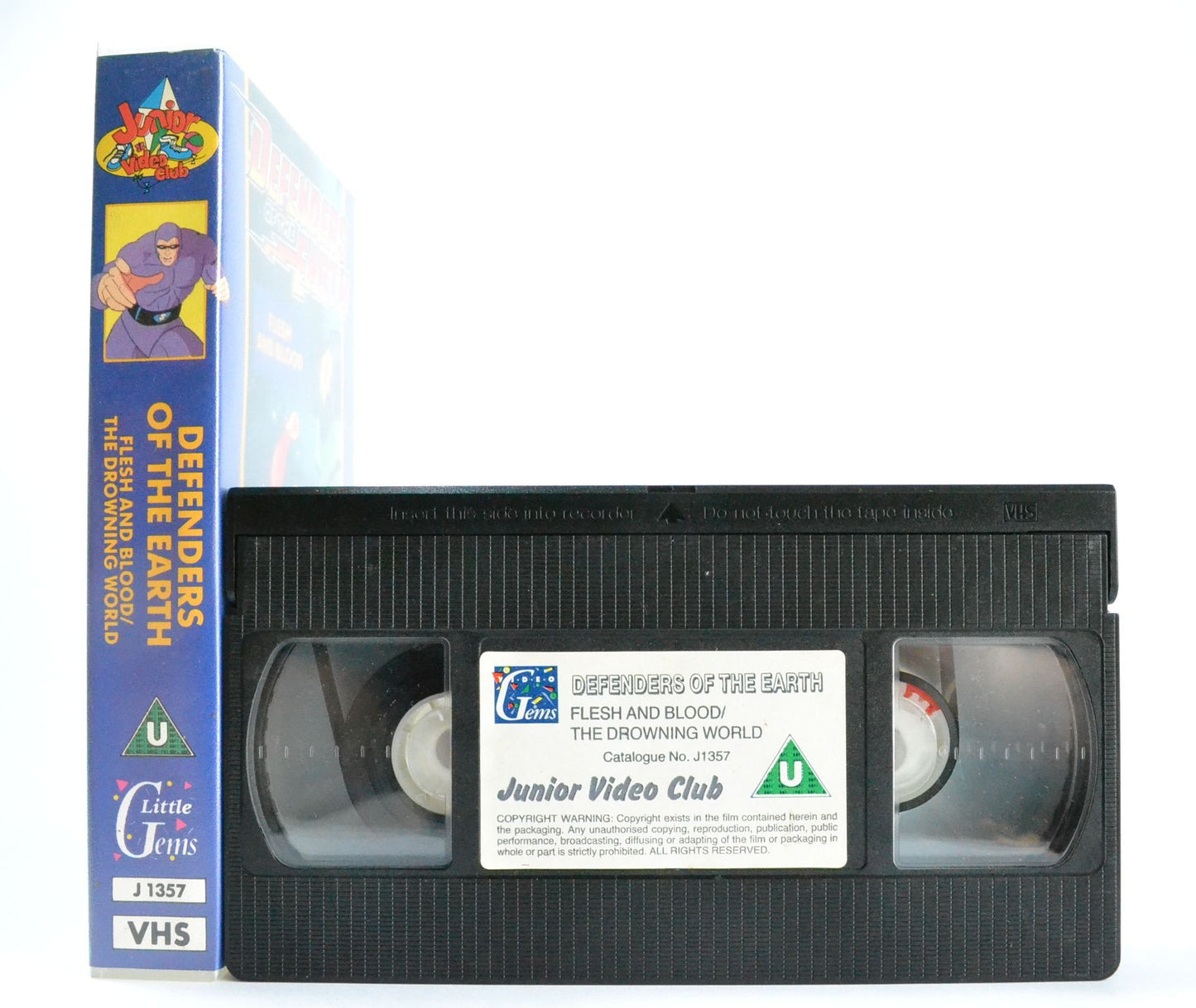 Defenders Of The Earth: Flesh And Blood [Junior Video Club] Little Gems - VHS-