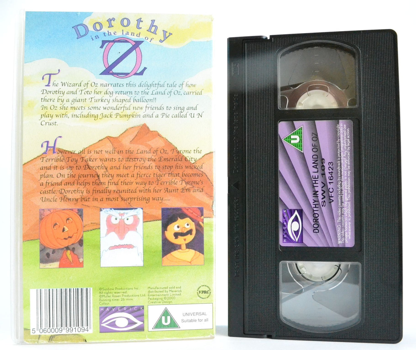Dorothy In The Land Of Oz: [Sony Wonder Maverick] Muller Rosen Production - VHS-