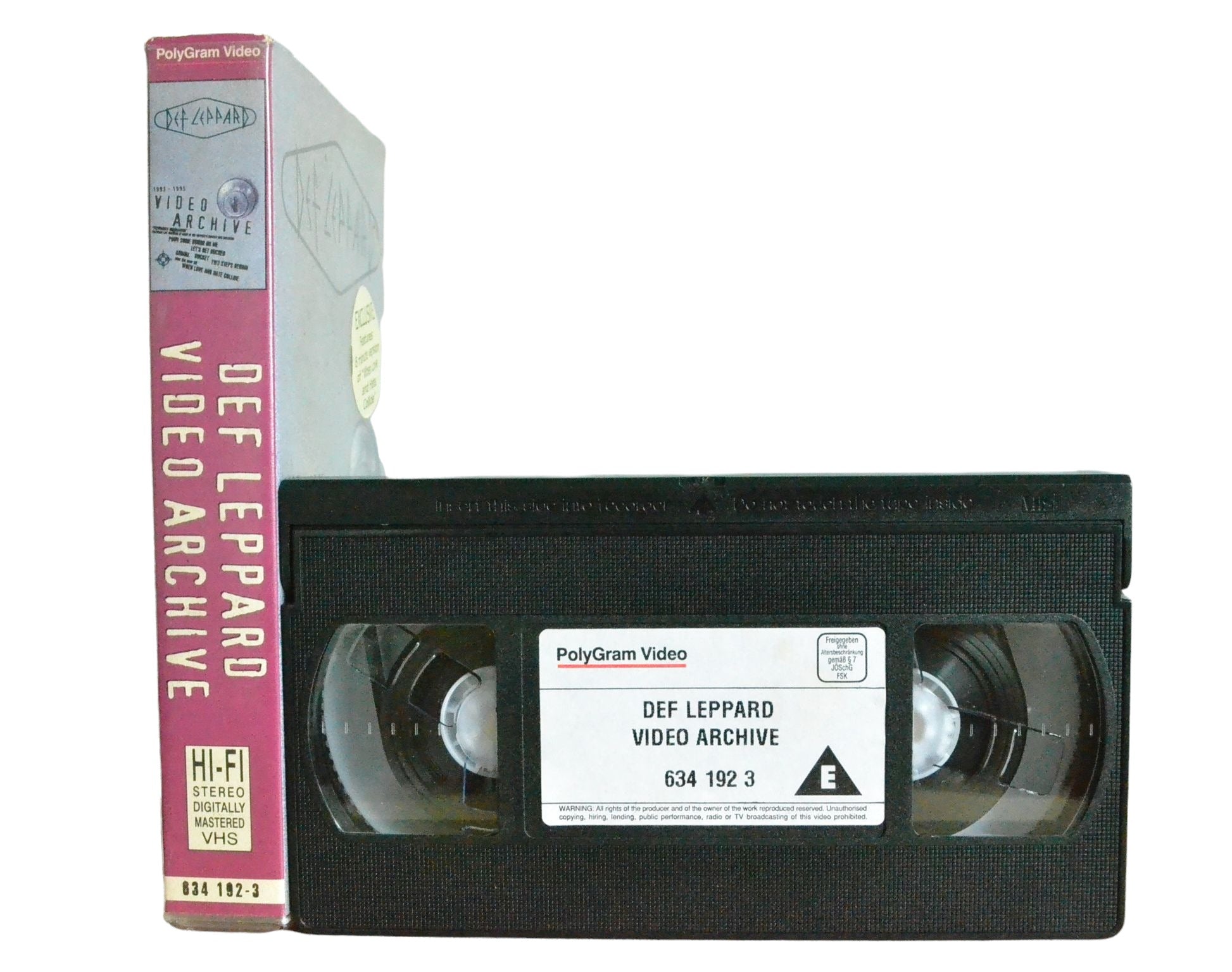 Def Leppard Video Archive (1993-1995) - Def Leppard - PolyGram Video - Music - Pal VHS-