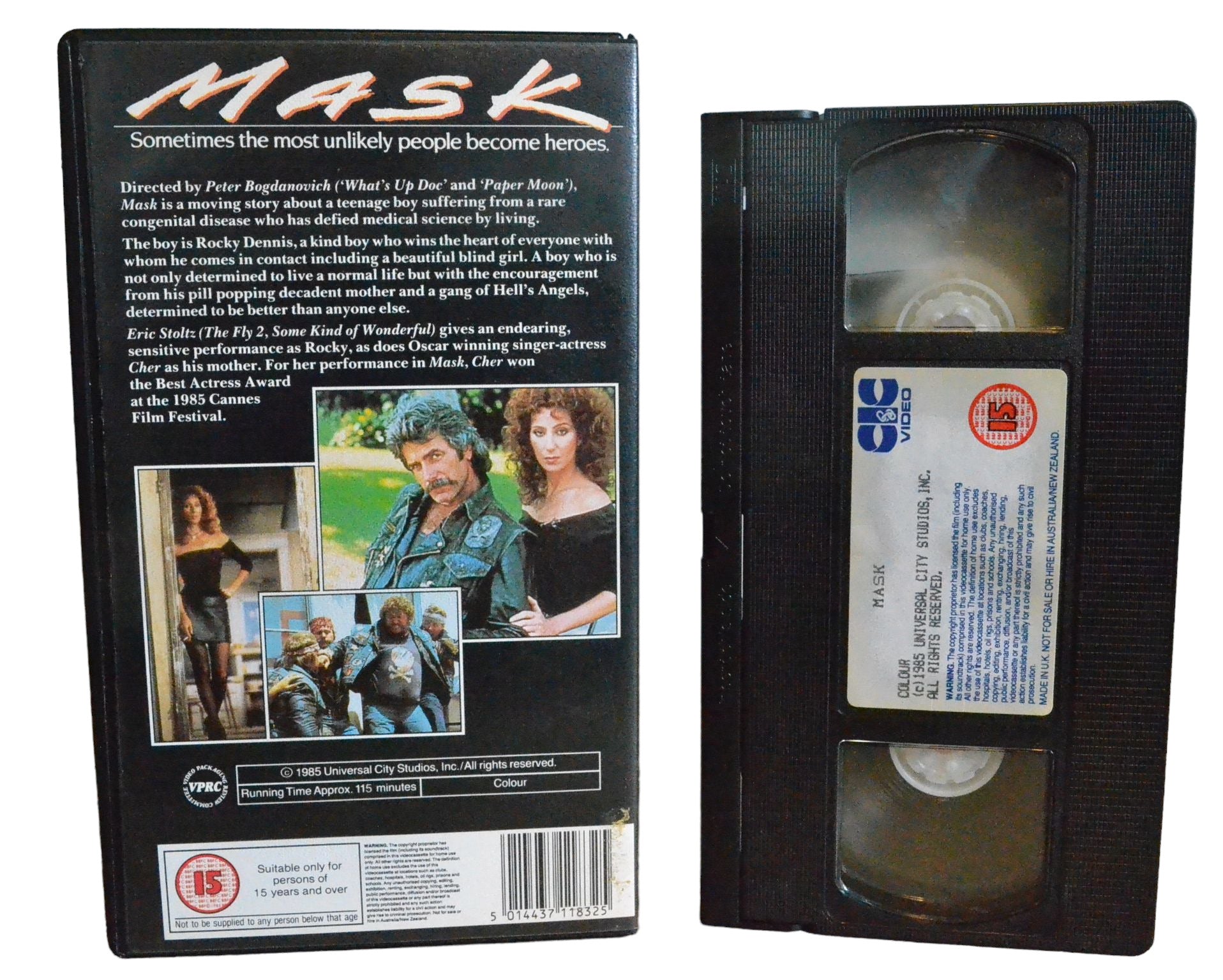 Mask - Cher - CIC Video - VHR1183 - Drama - Pal - VHS-