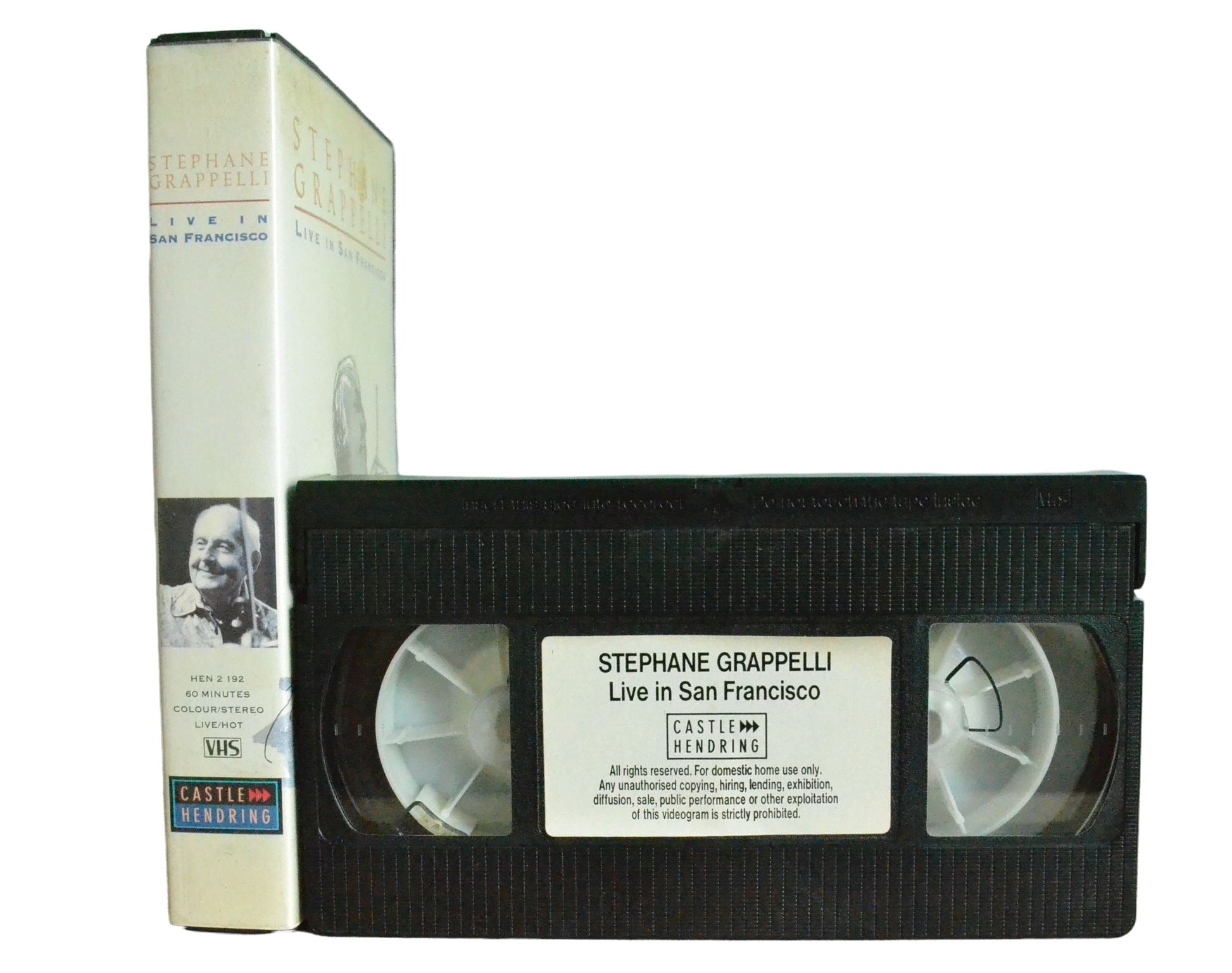 Stephane Grappelli - Live In San Francisco - Stéphane Grappelli - Castle Hendring - Music - Pal VHS-