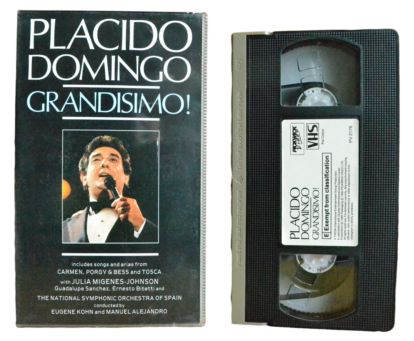 Placido Domingo Grandisimo! - Pickwick Video - Music - Pal VHS-