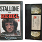 Stallone is the : Rebel - Sylvester Stallone - Video Gems - R1032 - Drama - Pal - VHS-