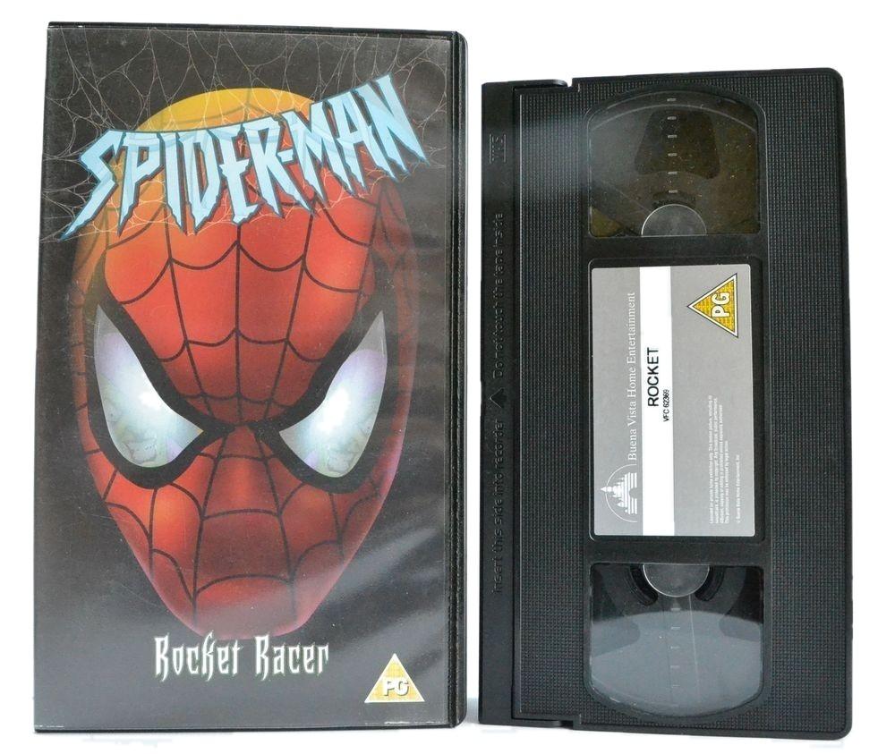 Spider-Man: Rocket Racer [Contains Mild Violence] Tuned In Kids - Superhero - VHS-