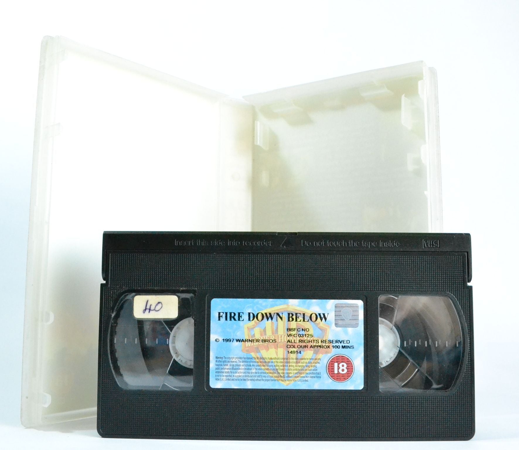 Fire Down Below: Steven Seagal - Wrist Twisting Action - Large Box [Rental] - VHS-
