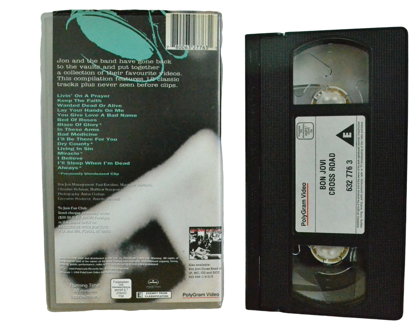 The Best Of Bon Jovi - Cross Road - Jon Bon Jovi - PolyGram Video - Music - Pal VHS-