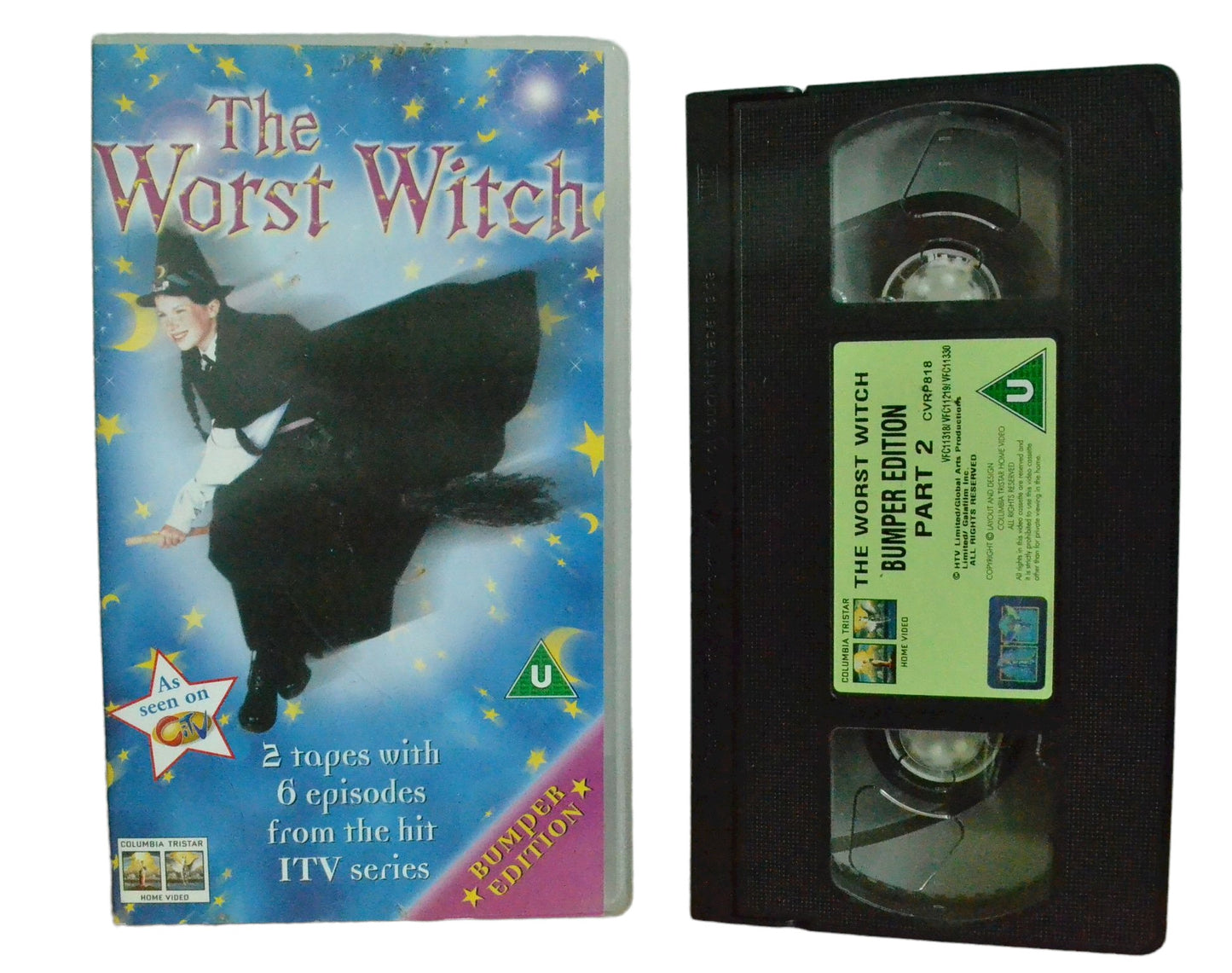 The Worst Witch: Part 1 (Bumper Edition) - Una Stubbs - Columbia Tristar Home Video - Childrens - Pal VHS-