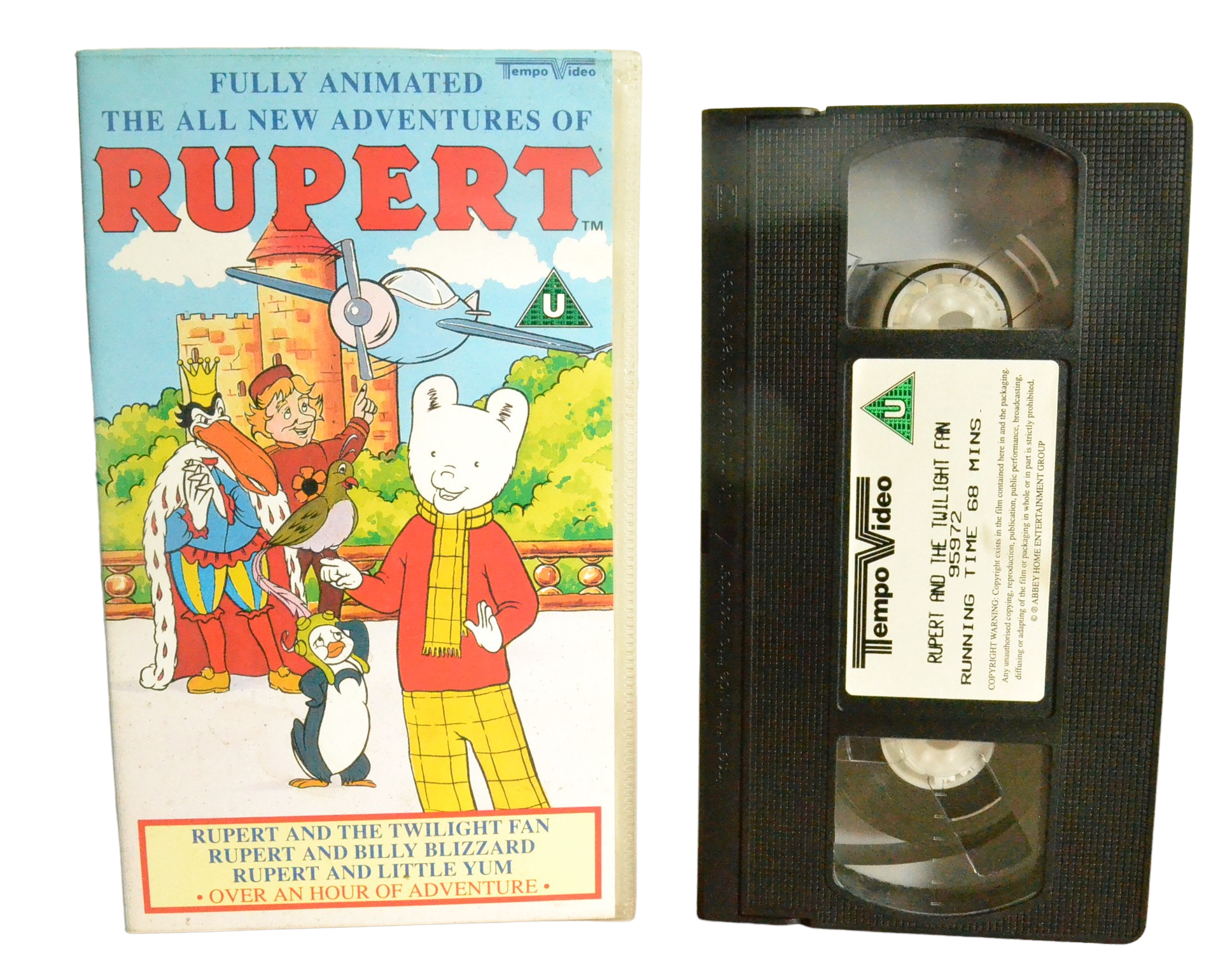 Rupert And The Twilight Fan - Julie Lemieux - Tempo Video - VHS 95972 - Childrens - Pal - VHS-