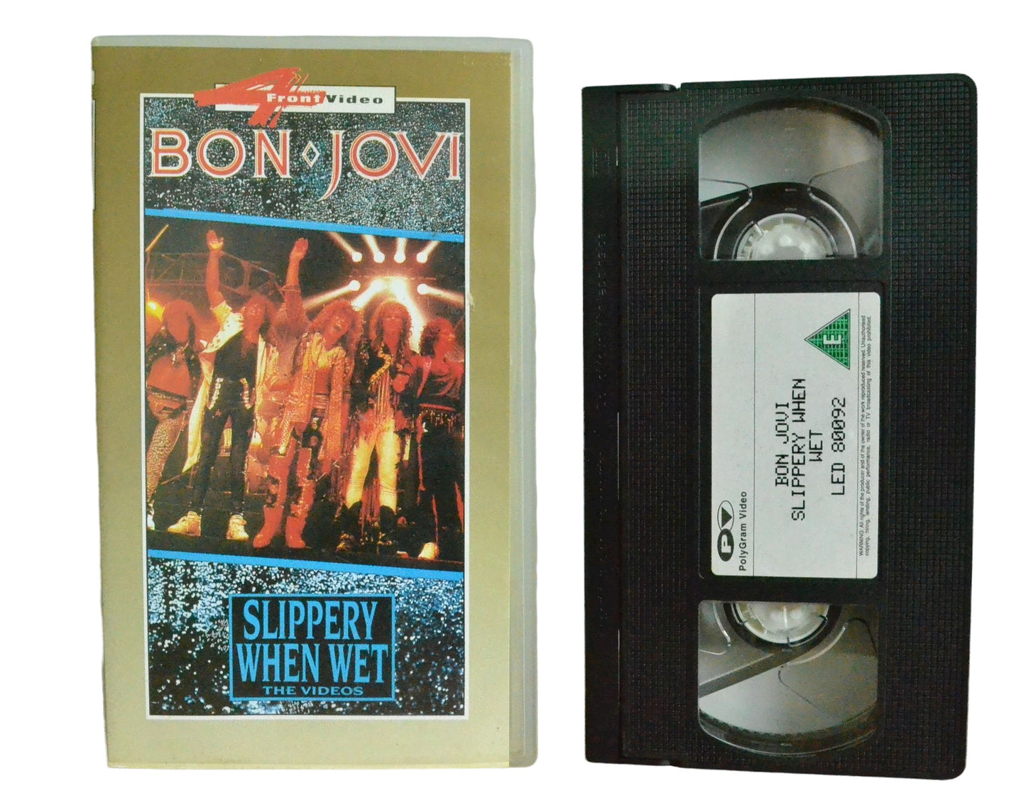 Bon Jovi Slippery When Wet The Video - Jon Bon Jovi - 4Front Video - Music - Pal VHS-