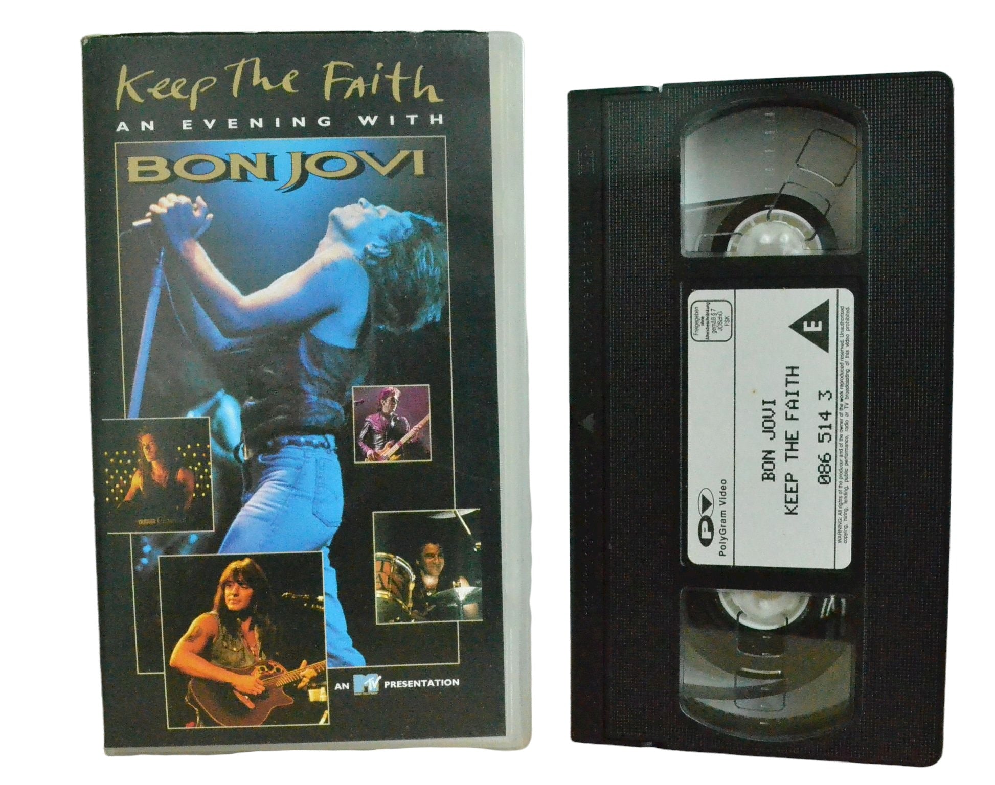 Keep The Faith An Evening With Bon Jovi - Jon Bon Jovi - PolyGram Video - Music - Pal VHS-