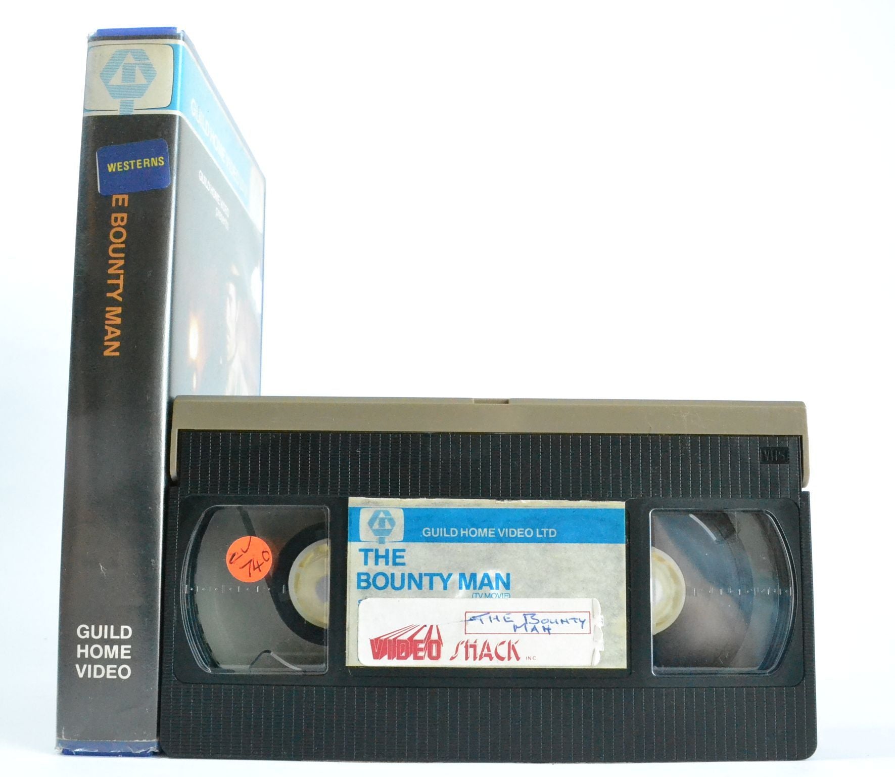 The Bounty Man: [Clint Walker] Large Box Guild - Pre-Cert - TV Movie - Western - VHS-