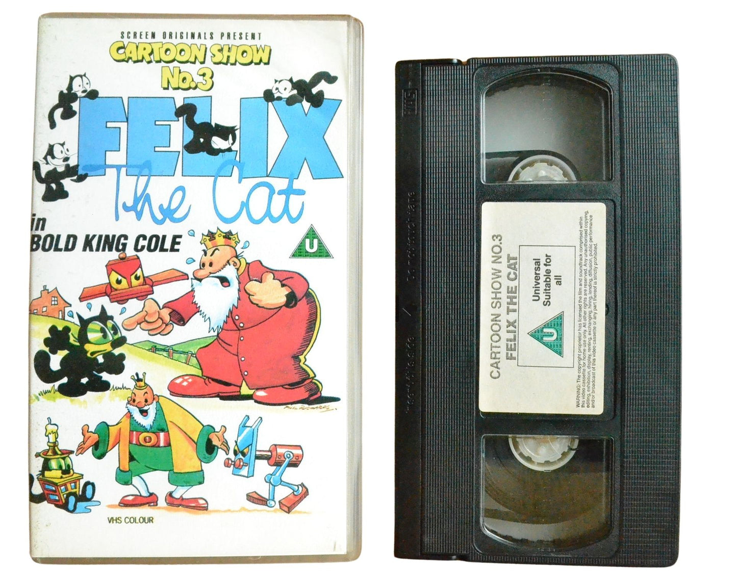 Cartoon Show No.3: Felix the Cat - Children’s - Pal VHS-
