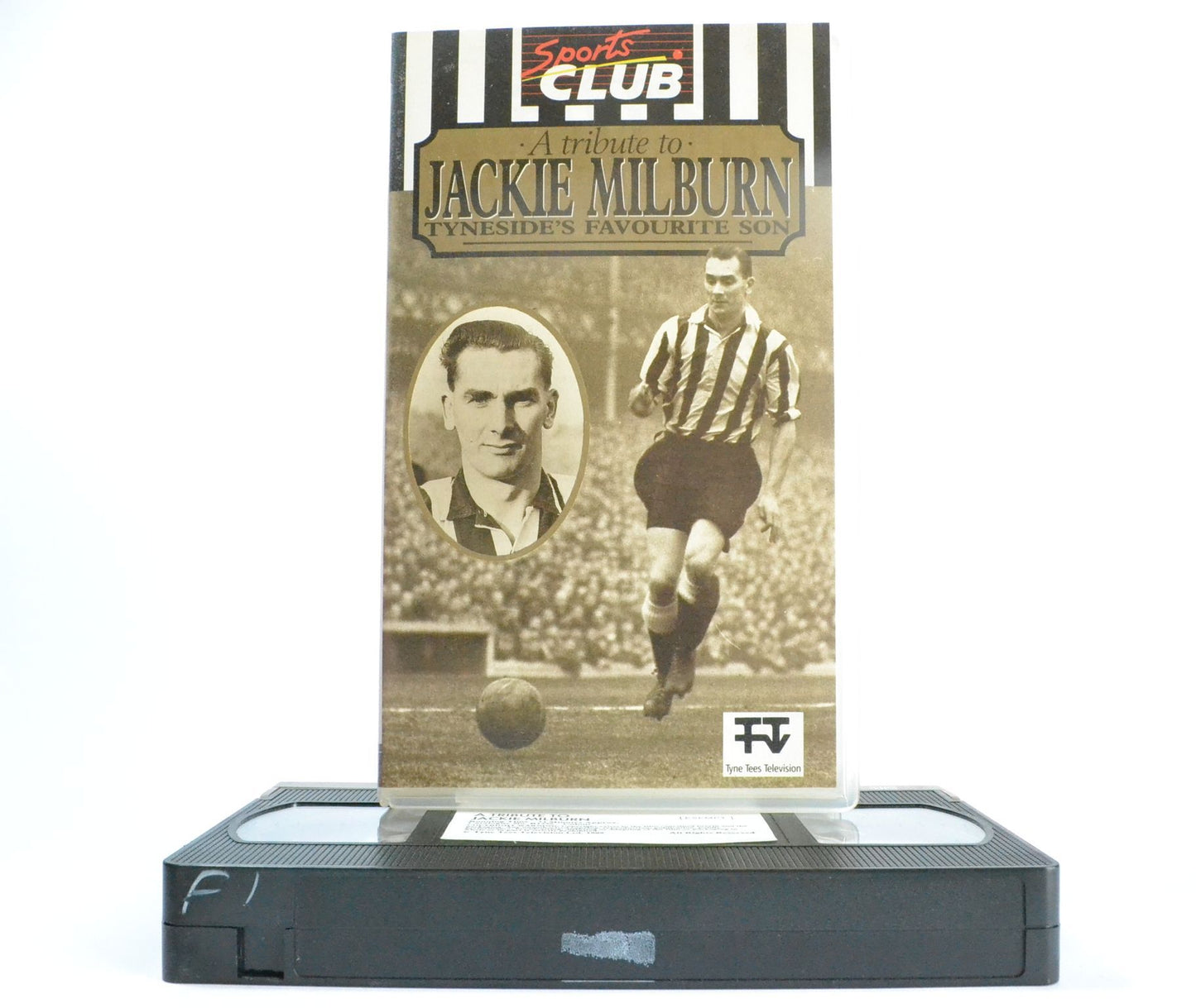 Jackie Milburn: A Tribute; Tyneside’s Favourite Son - Newcastle Football - VHS-