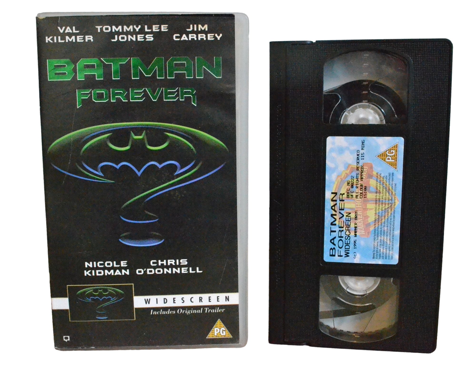 Batman Forever - Val Kilmer - Warner Home Video - SO15100 - Comedy - Pal - VHS-