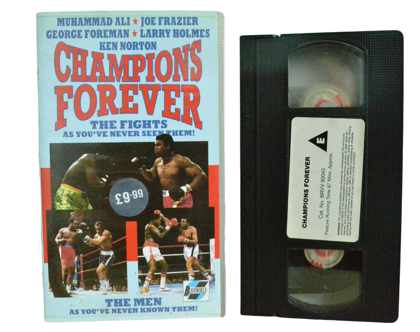 Champions Forever - The Fights As You've Never Seen Them! - Muhammad Ali - Braveworld - Boxing - Pal VHS-