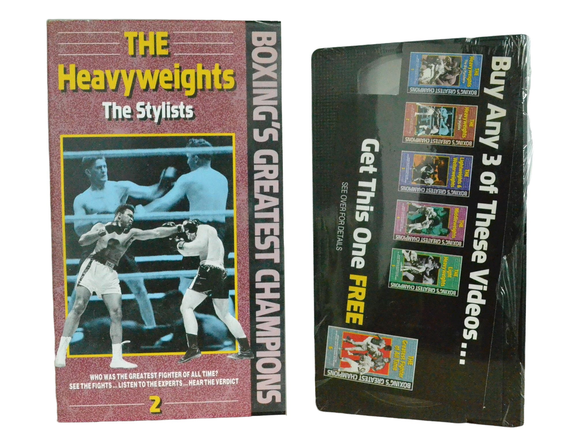 Boxing's Greatest Champions - The Heavyweights The Stylists - Jim Corbett - Pickwick Video - Boxing - Pal VHS-