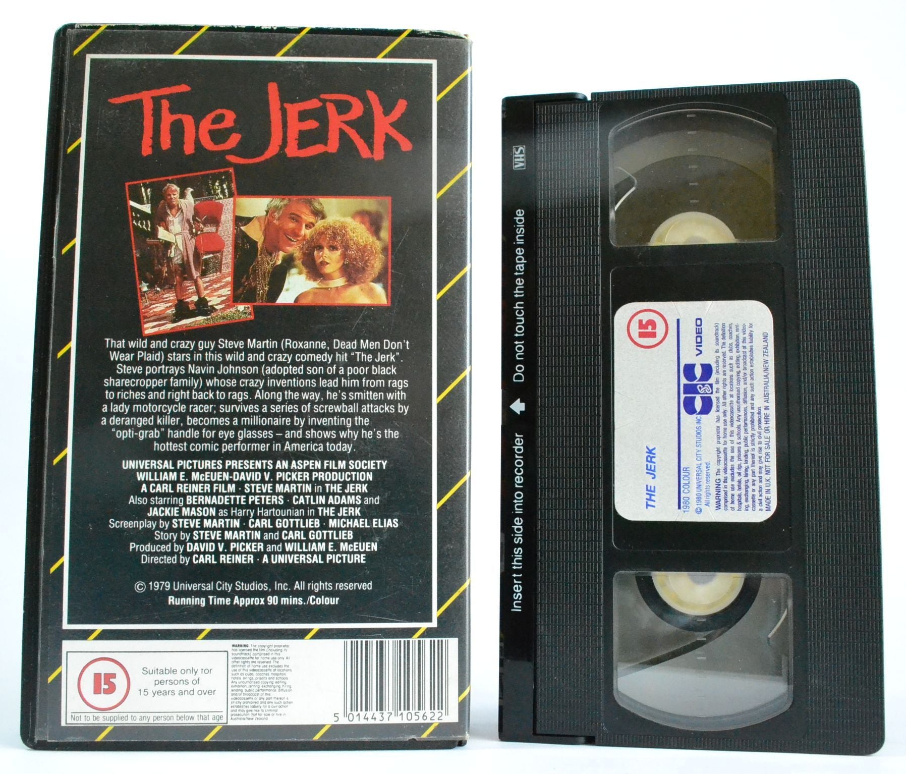 The Jerk: Rags To Riches Classic [CIC Pre-Cert] - Steve Martin - Comedy Hit - VHS-