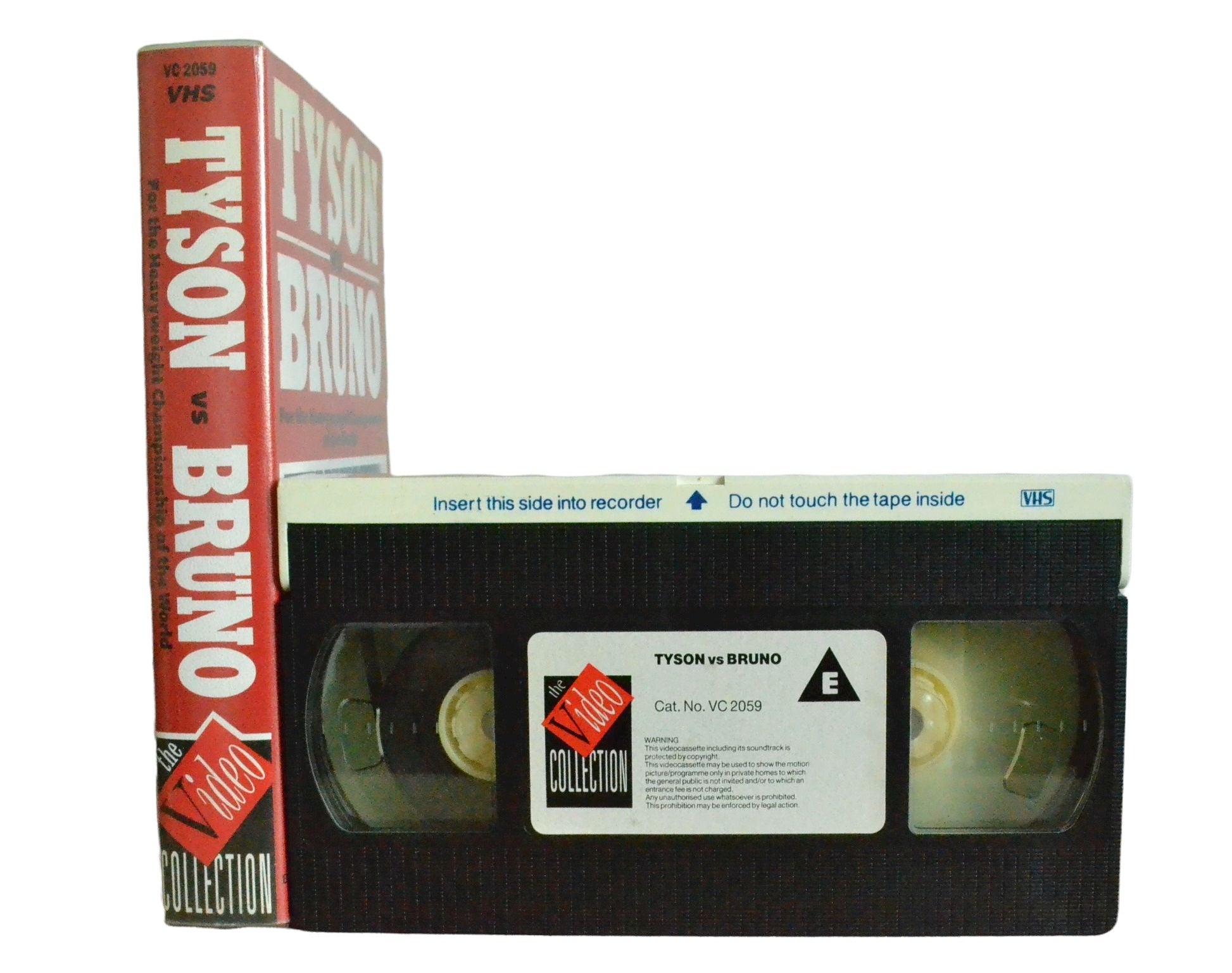 Tyson Vs Bruno - For The Heavyweight Championship Of The World - Mike Tyson - The Video Collection - Boxing - Pal VHS-