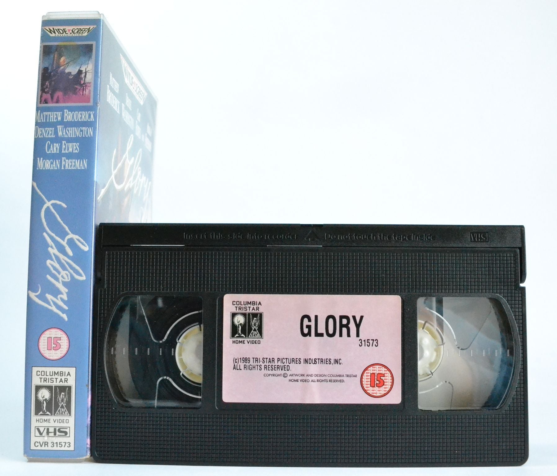 Glory: Matthew Broderick [Widescreen Edit] Civil War Epic - Dolby Surround - VHS-