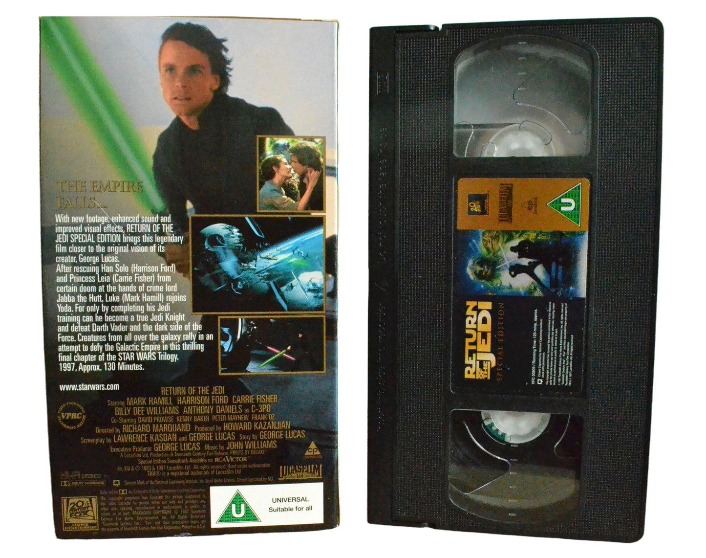 Return Of The Jedi (Special Edition) - Mark Hamill - 20th Century Fox Home Entertainment - Vintage - Pal VHS-