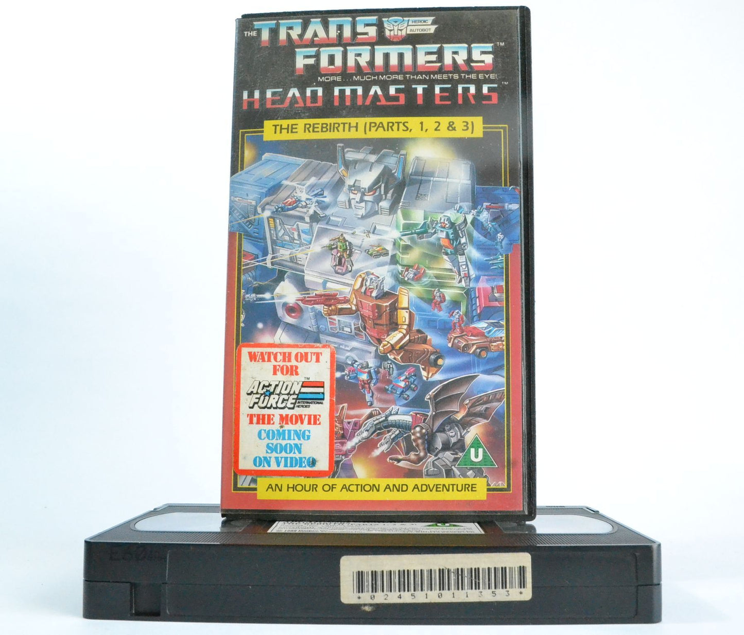 TransFormers: Head Masters; The Rebirth - (1988) M.S.D Video - Cult Children’s - VHS-
