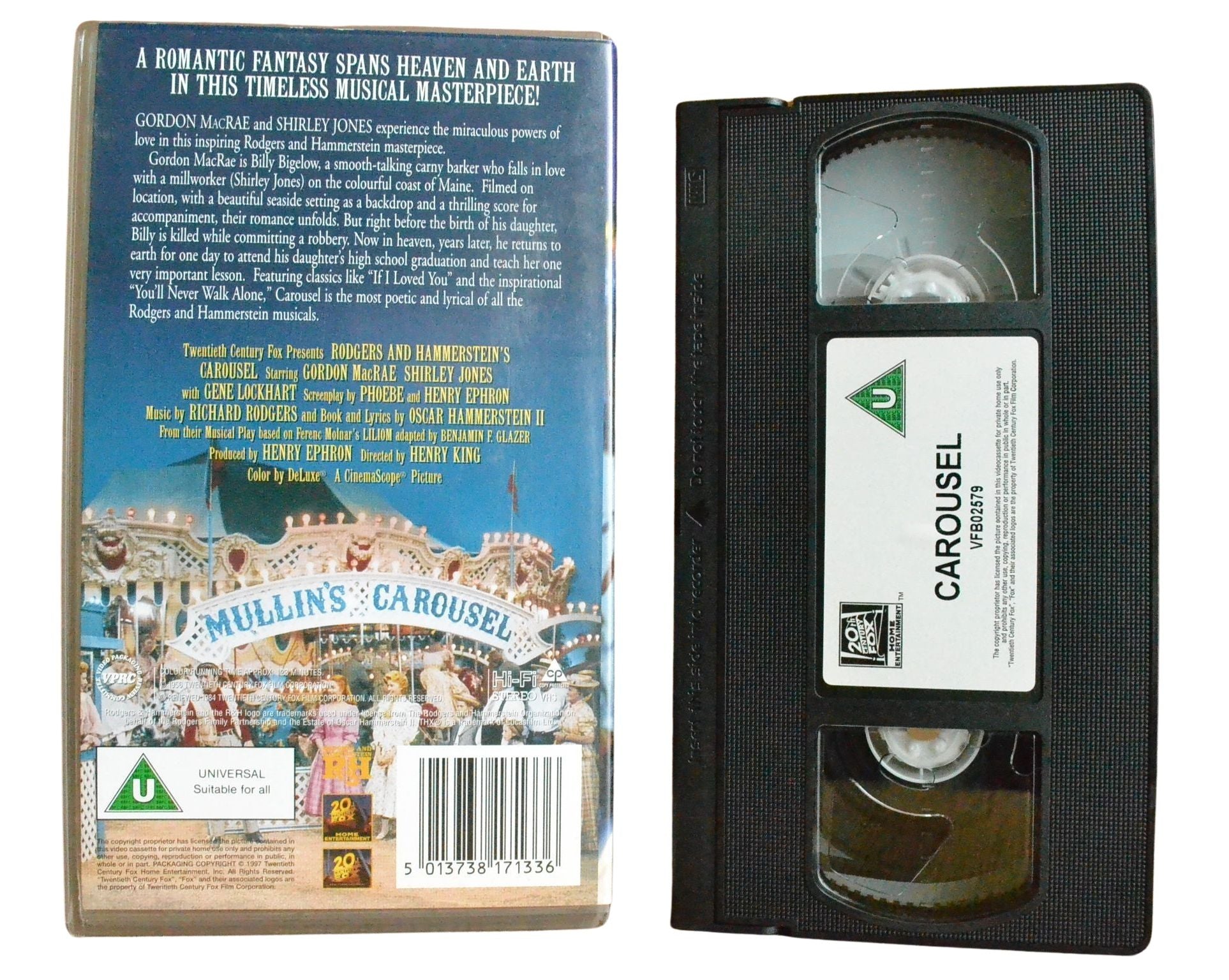 Carousel - Gordon MacRae - Vintage - Pal VHS-