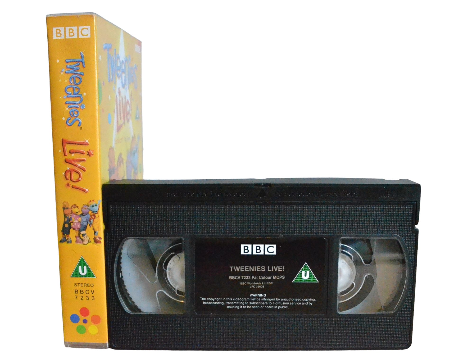 Tweenies Live! - BBC Video - BBCV7233 - Children - Pal - VHS-