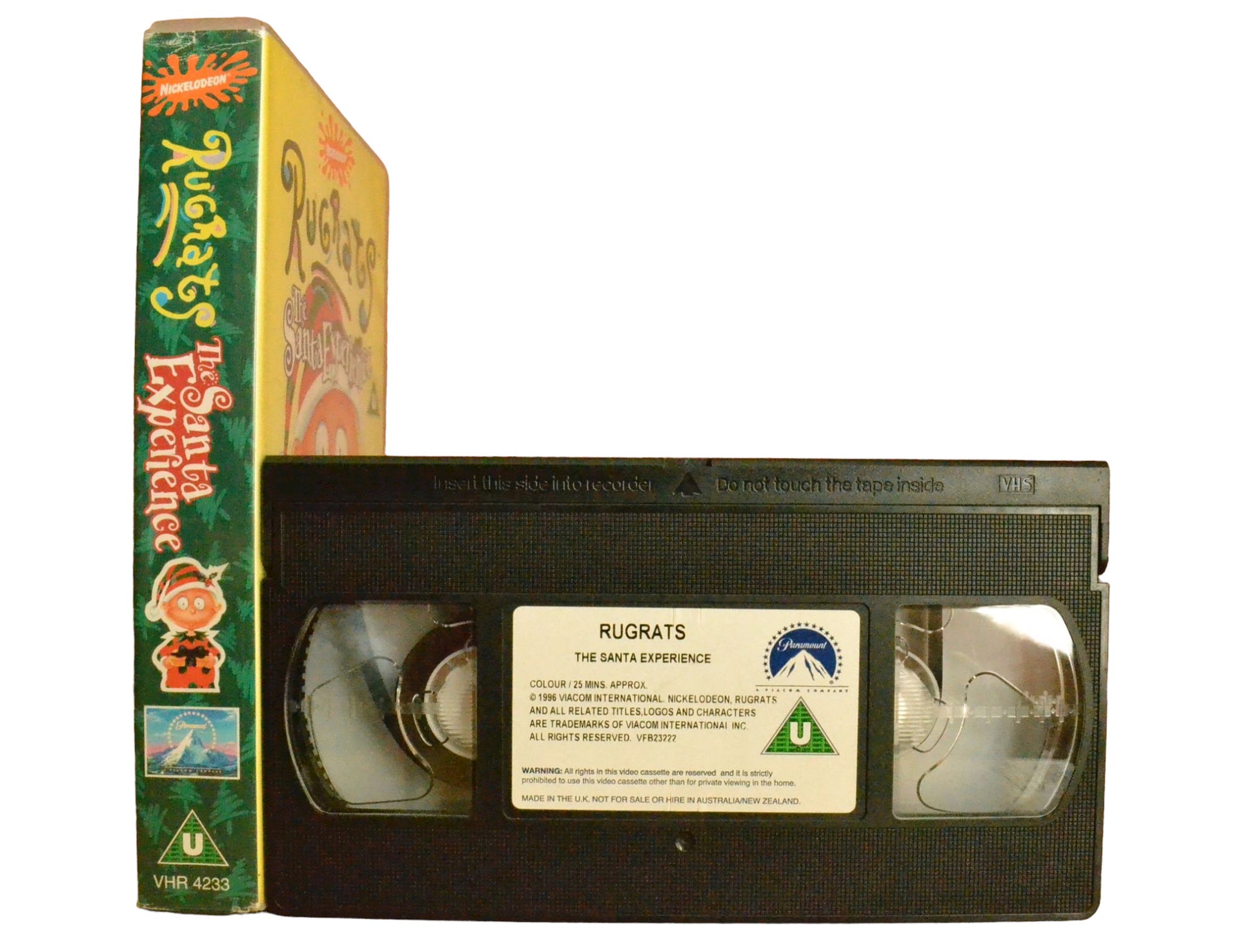 Rugrats: The Santa Experience - Nickelodeon - Childrens - PAL - VHS-