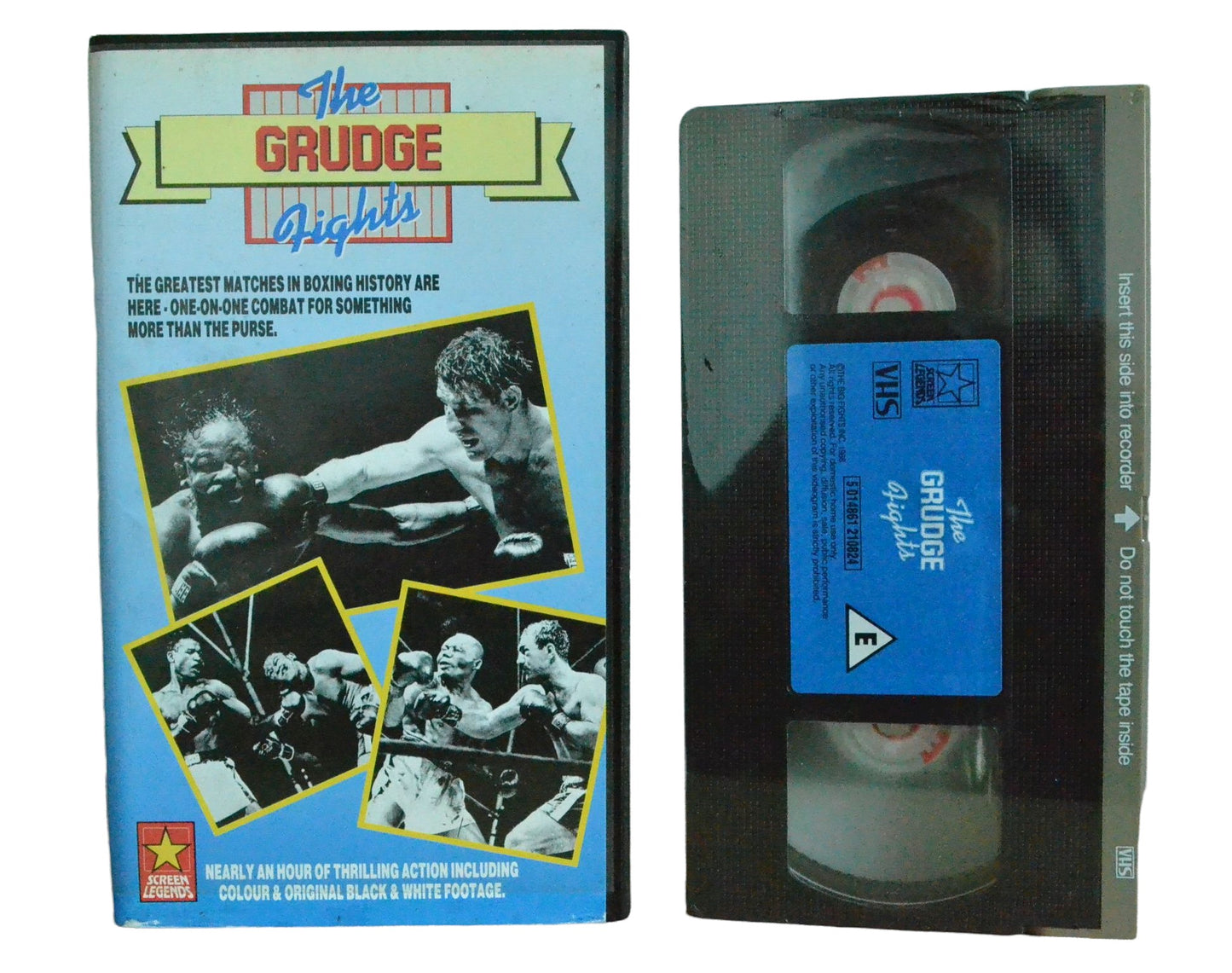 The Grudge Fights - Jack Dempsey - Screen Legend - Boxing - Pal VHS-