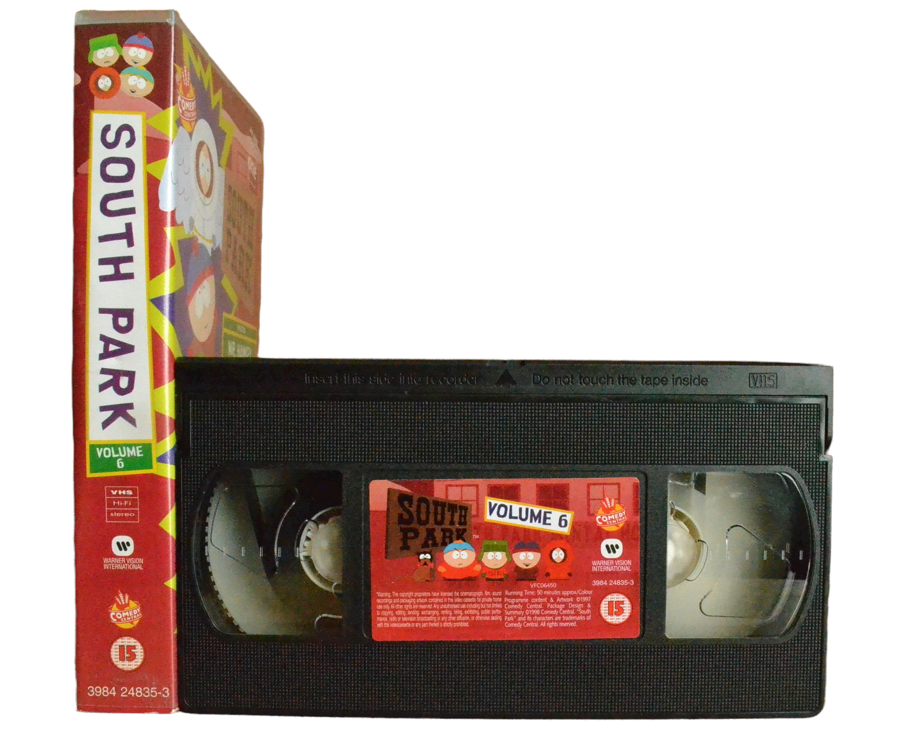 South Park: Volume 6 (Mr. Hankey, The Christmas Poo) - Trey Parker - Warner Vision International - Vintage - Pal VHS-