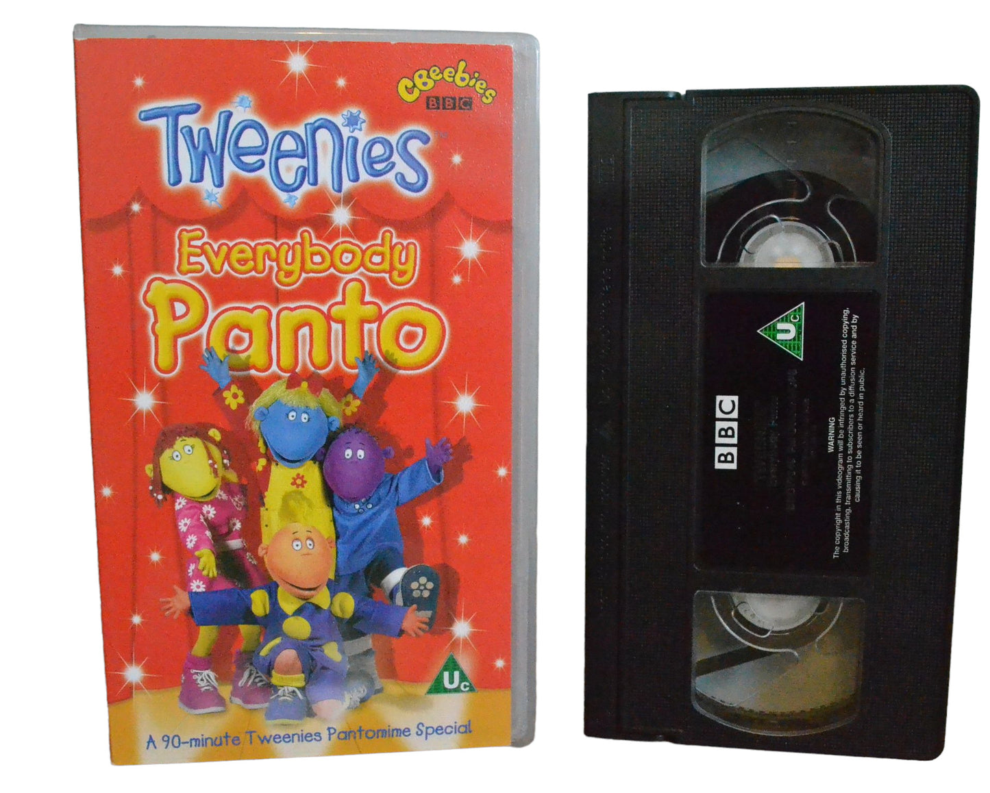 Tweenies : Everybody Panto - BBC Video - BBCV7349 - Children - Pal - VHS-