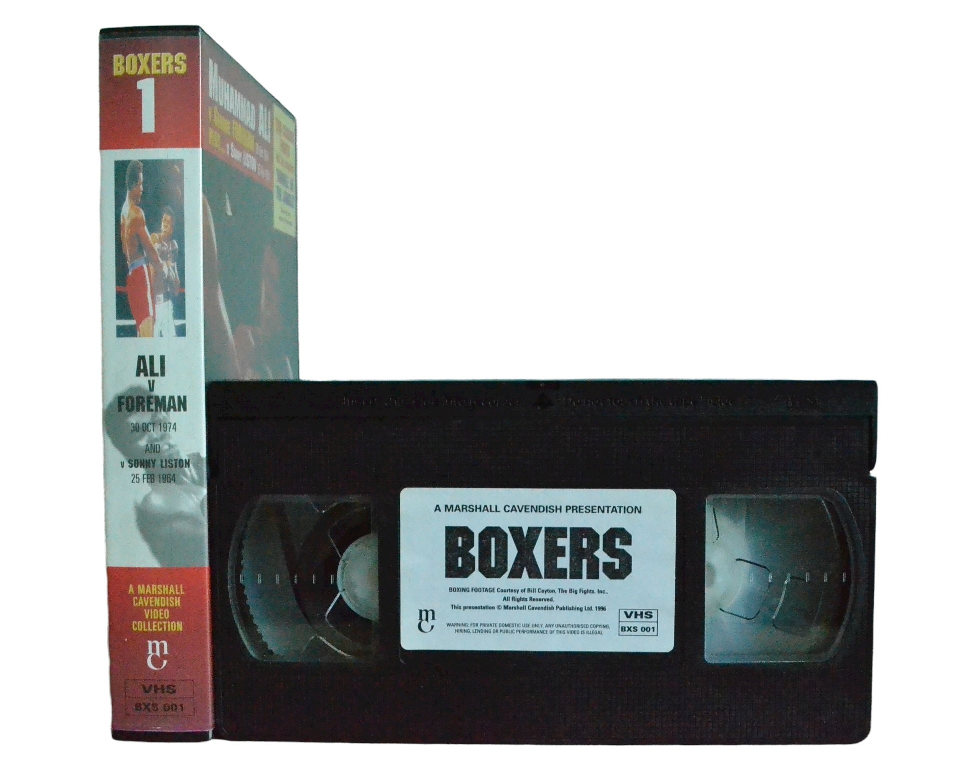 Muhammad Ali - Boxers - A Marshall Cavendish Video Collection - Muhammad Ali - Boxer 1 - Boxing - Pal VHS-