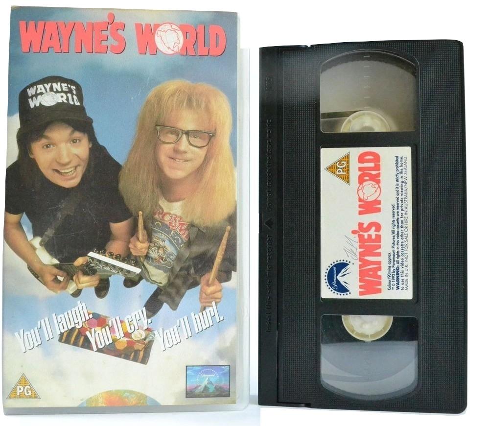 Wayne’s World: (1992) Pure Mentalism - Myers & Carvey - T.V. Show - Comedy - VHS-