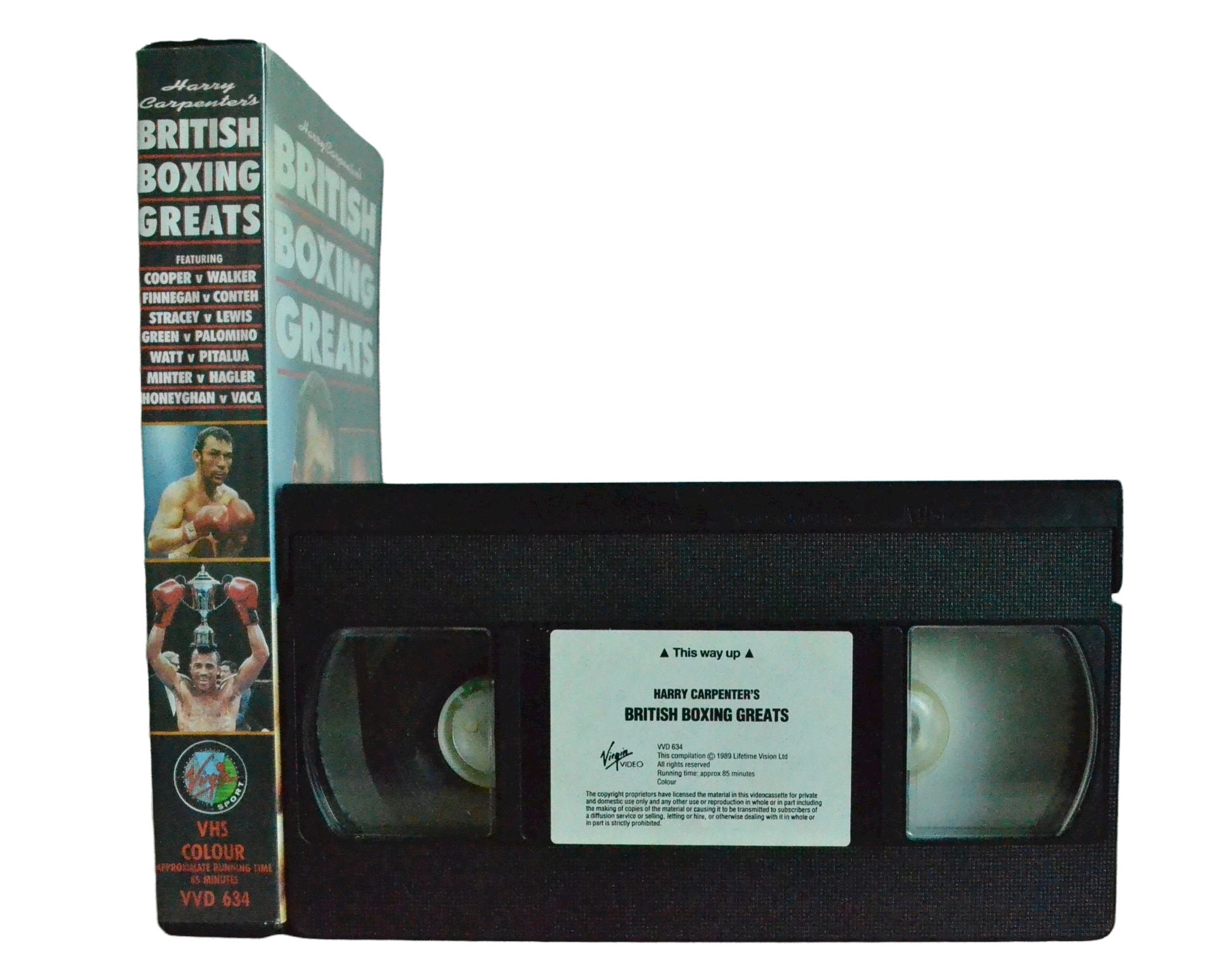 British Boxing Greats - Henry Cooper - Virgin Video - Boxing - Pal VHS-