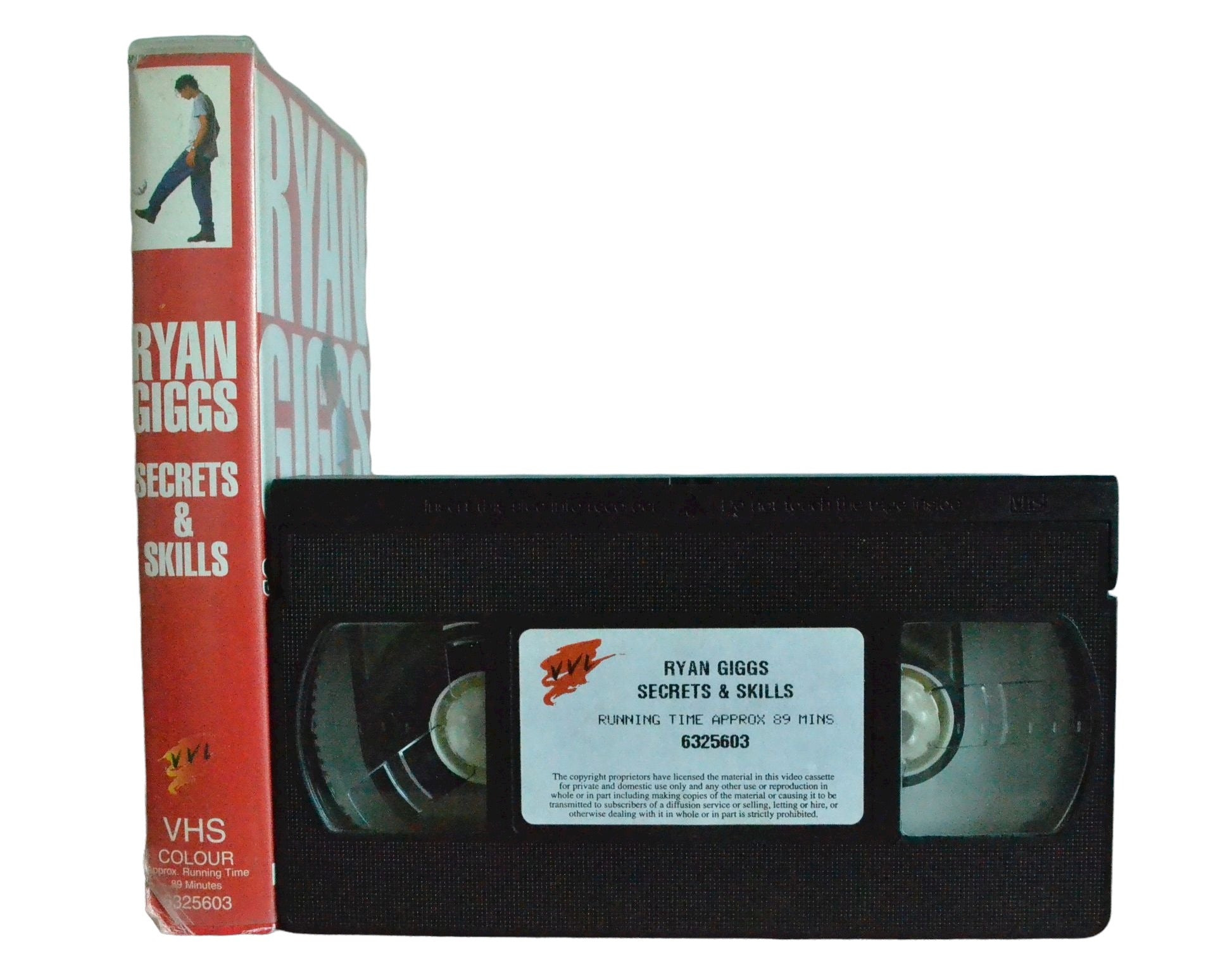 Ryan Giggs - Secrets & Skills - Ryan Giggs - VVL - Football - Pal VHS-