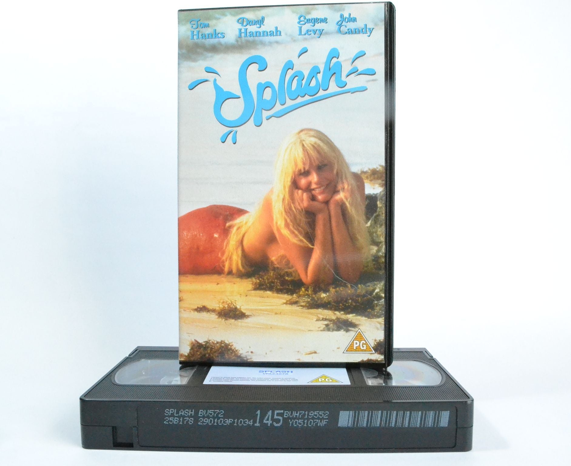 Splash: Tom Hanks - D.Hannah - E.Levy - John Candy - Mermaid Fantasy - VHS-