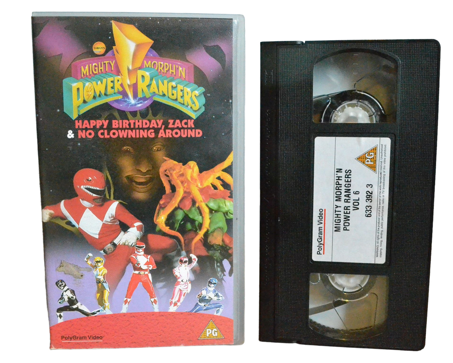 Mighty Morph'n Power Rangers : Vol 6 - PolyGram Video - 6333923 - Children - Pal - VHS-