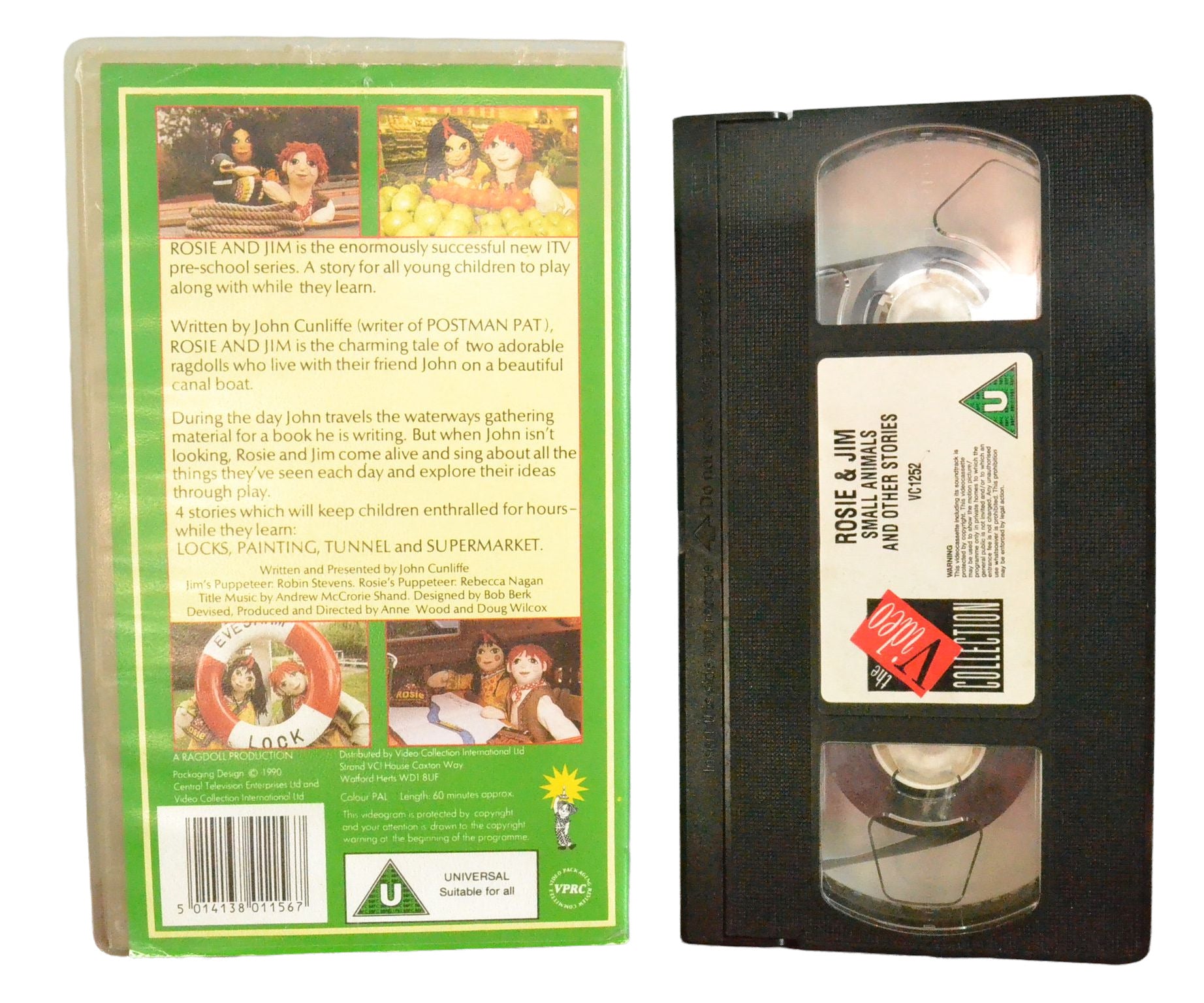 Rosie & Jim (Small Animals and Other Stories) - The Video Collection - Children's - Pal VHS-