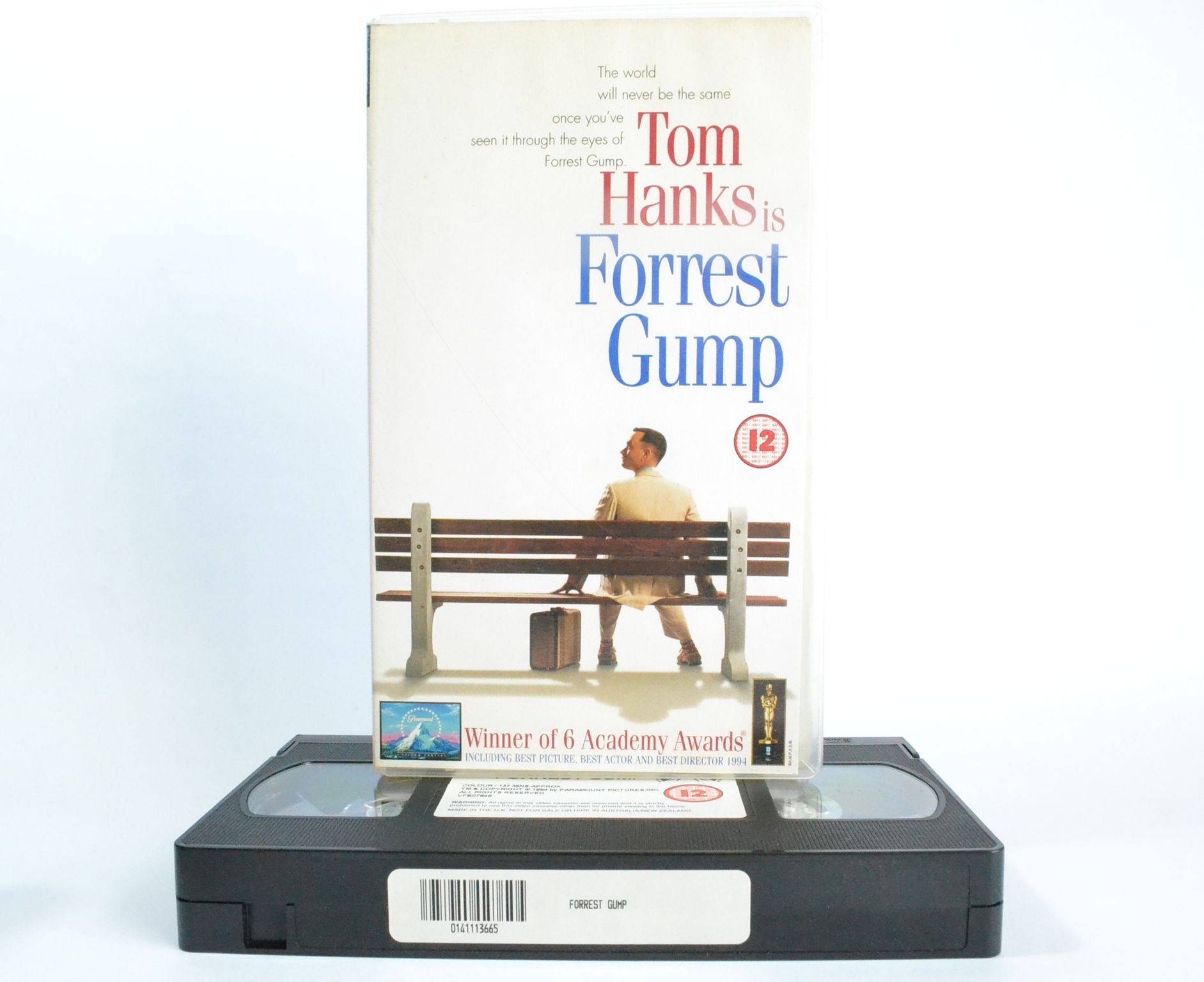 Forest Gump (1994): Tom Hanks - 6 Academy Awards - Special Drama - VHS-