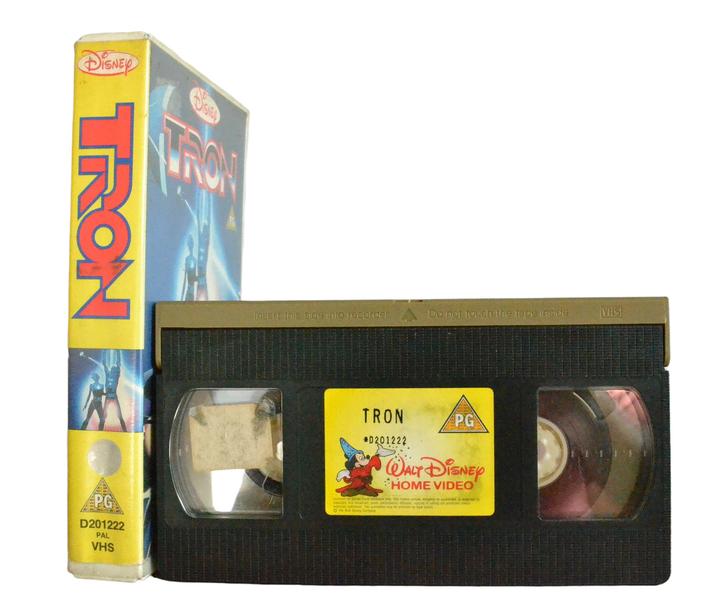 Disney's Tron - Jeff Bridges - Walt Disney Home Video - Children's - Pal VHS-