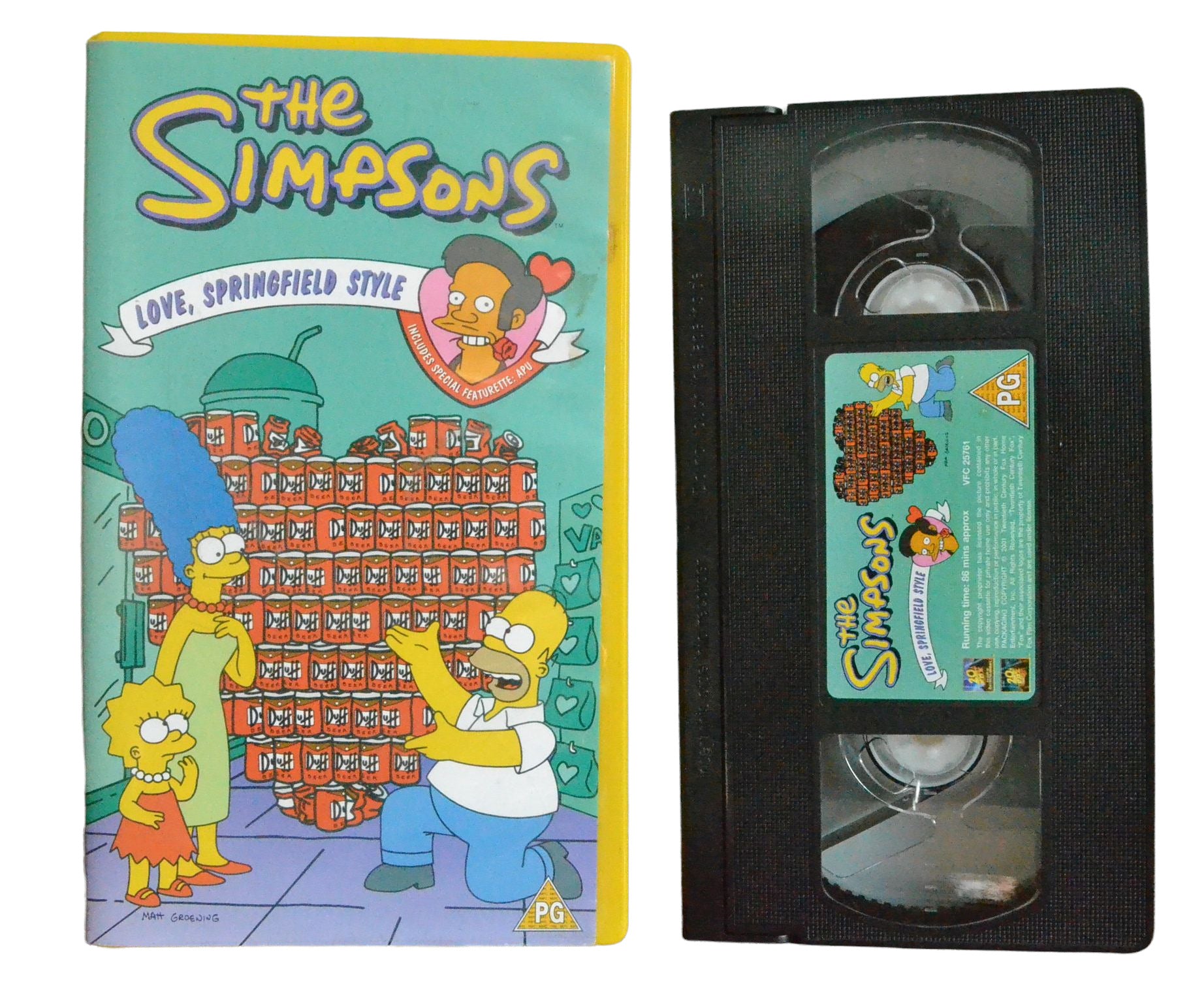 The Simpsons (Love, Springfield Style) - 20th Century Fox Home Entertainment - Children's - Pal VHS-